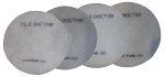  6 inch Set of four Burnishing Pads inc  No 1,2,3 and 4